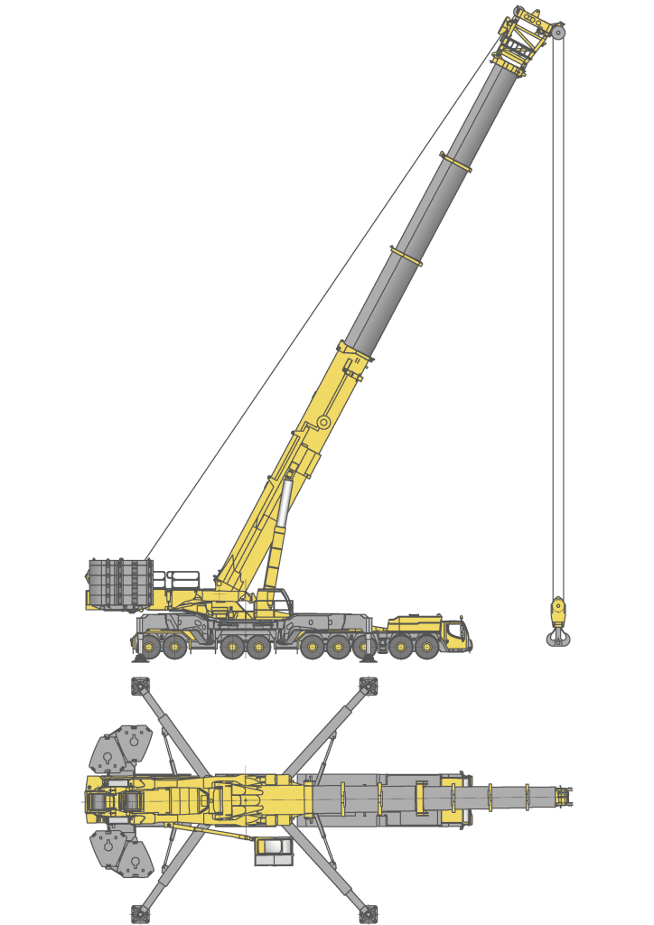 Liebherr LTM 11200-9.1 Mobile Crane: 1,200 Ton Capacity