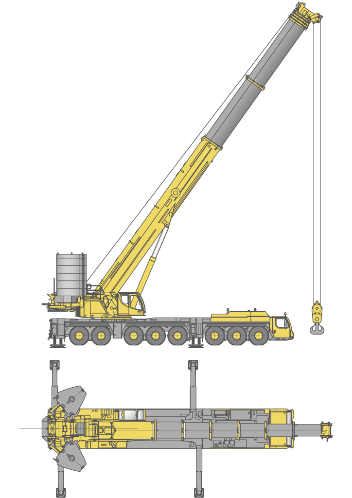 Liebherr LTM 1450-8.1 Mobile Crane | 450 Ton Capacity