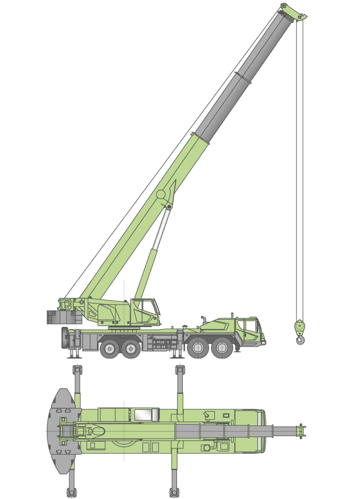 Zoomlion ZTC1000V653.2T 100 Ton Mobile Crane