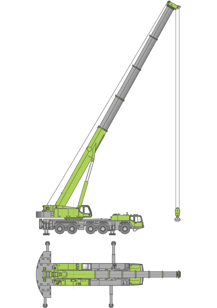 Zoomlion ZAT2000V Mobile Crane: 200 Ton Max Load Capacity