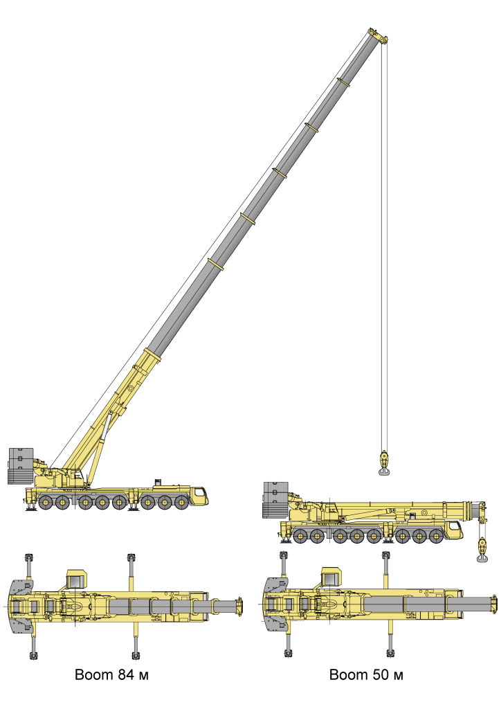 Liebherr LTM 1500-8.1: 500 Ton Maximum Load Capacity Specs